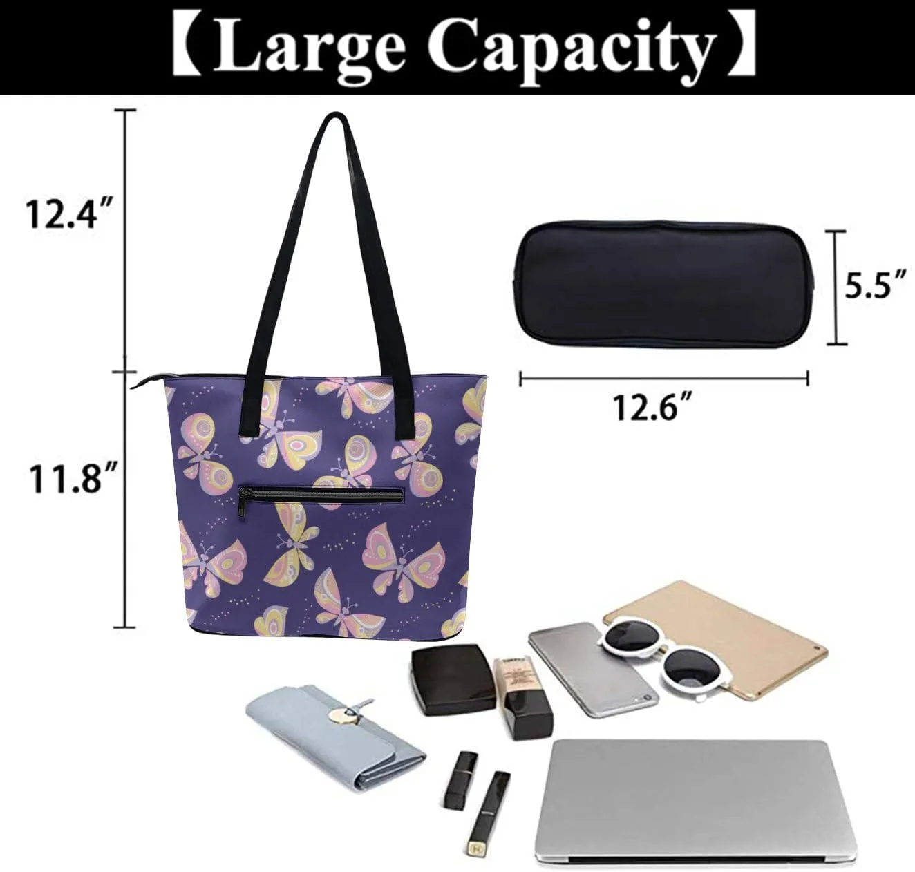 Shoulder Bag Handbags for Women Fashion Tote Bags PU Leather Shoulder Bag Top Handle Satchel Bags Purse