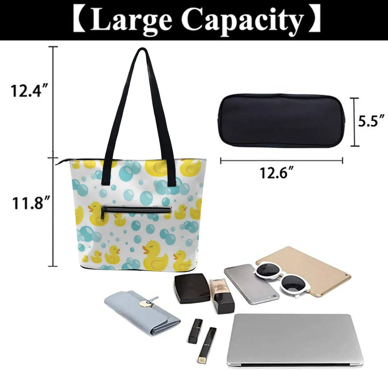 Shoulder Bag Handbags for Women Fashion Tote Bags PU Leather Shoulder Bag Top Handle Satchel Bags Purse