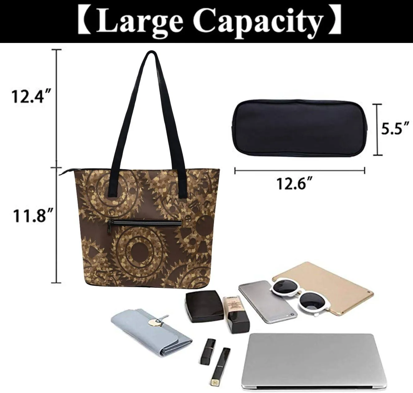 Shoulder Bag Handbags for Women Fashion Tote Bags PU Leather Shoulder Bag Top Handle Satchel Bags Purse