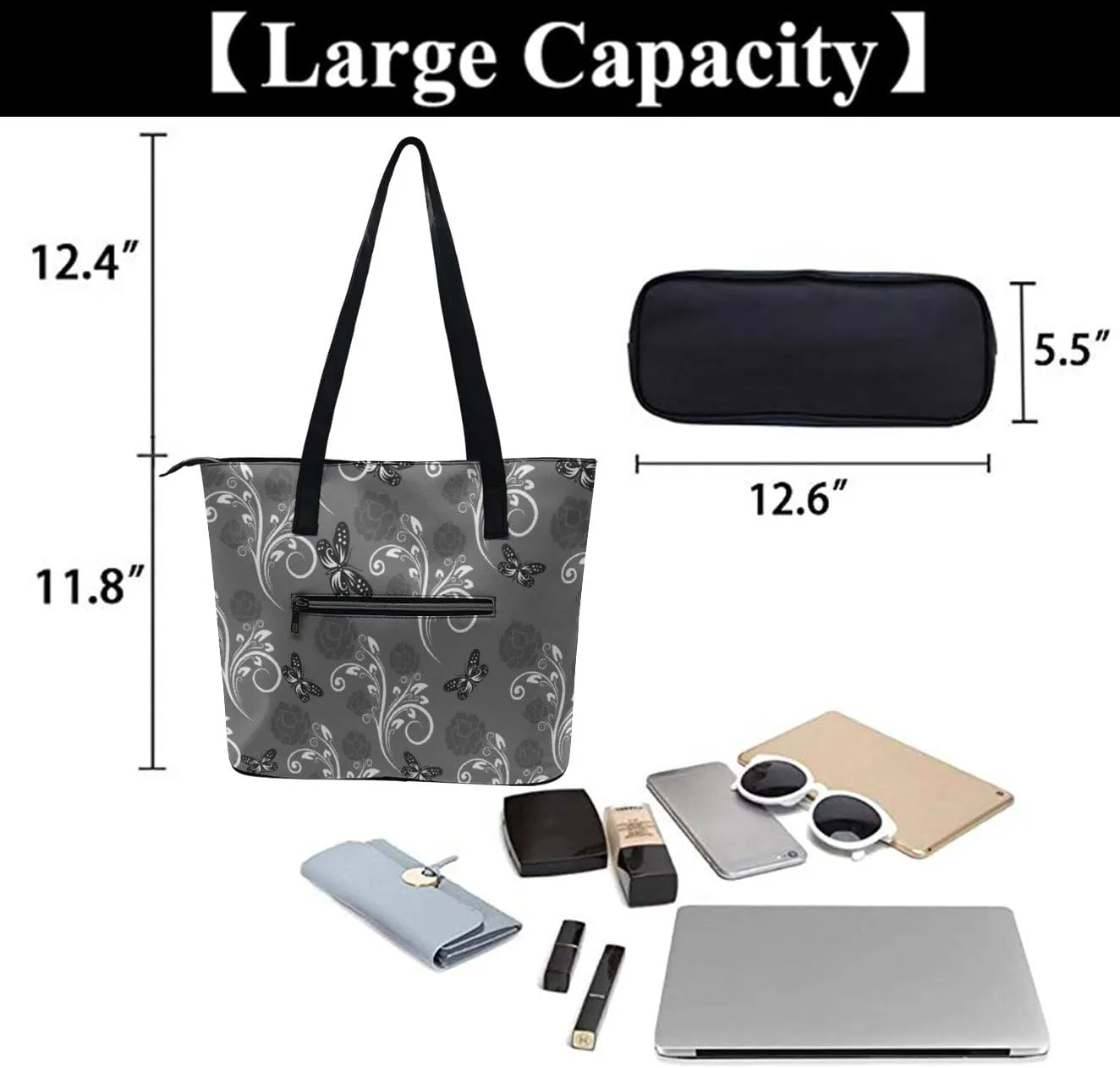 Shoulder Bag Handbags for Women Fashion Tote Bags PU Leather Shoulder Bag Top Handle Satchel Bags Purse