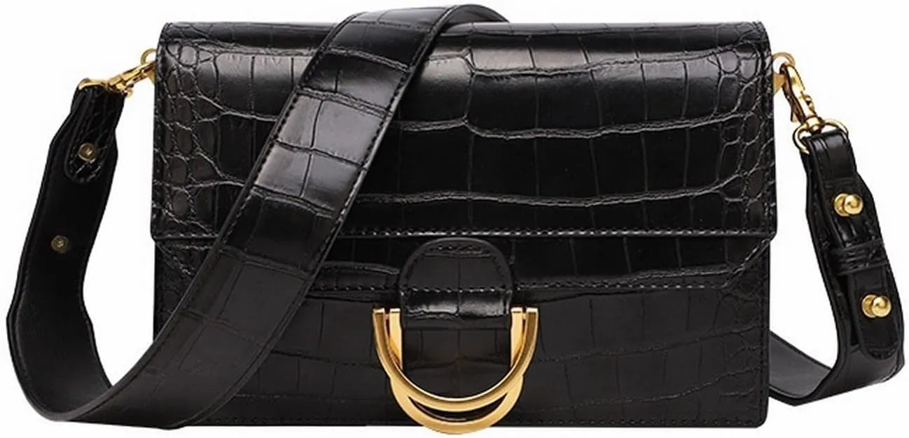 Shoulder Handbag Woman winter new crocodile women one-shoulder hand-held, middle bag diagonal cross versatile