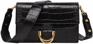 Shoulder Handbag Woman winter new crocodile women one-shoulder hand-held, middle bag diagonal cross versatile