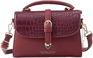 Slouchy Satchel Crossbody Handbags Women Trendy Crocodile Leather Flap Top Handle Purses Crescent Hobo Bags Shoulder Bag