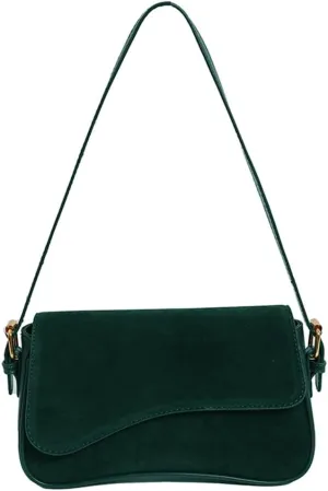 Small Shoulder Crossbody Bags for Women Vintage Vegan Leather Purses Handbag Ladies Clutch Satchels