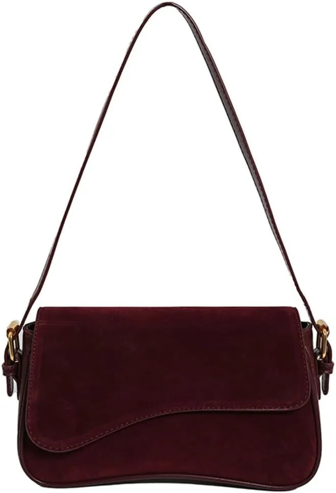 Small Shoulder Crossbody Bags for Women Vintage Vegan Leather Purses Handbag Ladies Clutch Satchels
