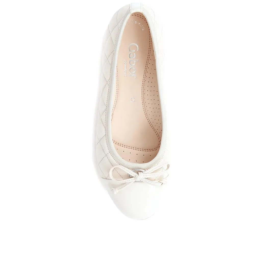 Snowdrop Slip-on Ballet Pump - GAB37515 / 323 445