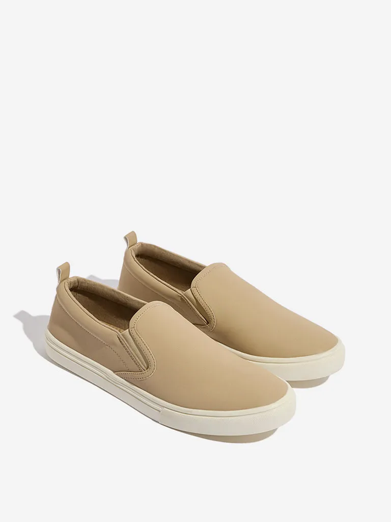 SOLEPLAY Beige Slip-On Shoes
