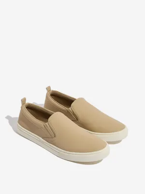 SOLEPLAY Beige Slip-On Shoes