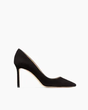 Sophisticated Suede Pointed Slim High Heel Pumps