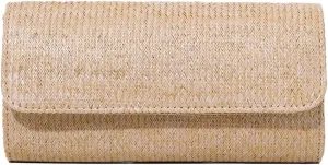 Summer Straw Clutch Bag Beach Bags For Women Rattan Evening Purse Straw Crossbody Woven Purse Shoulder Handbag 2025