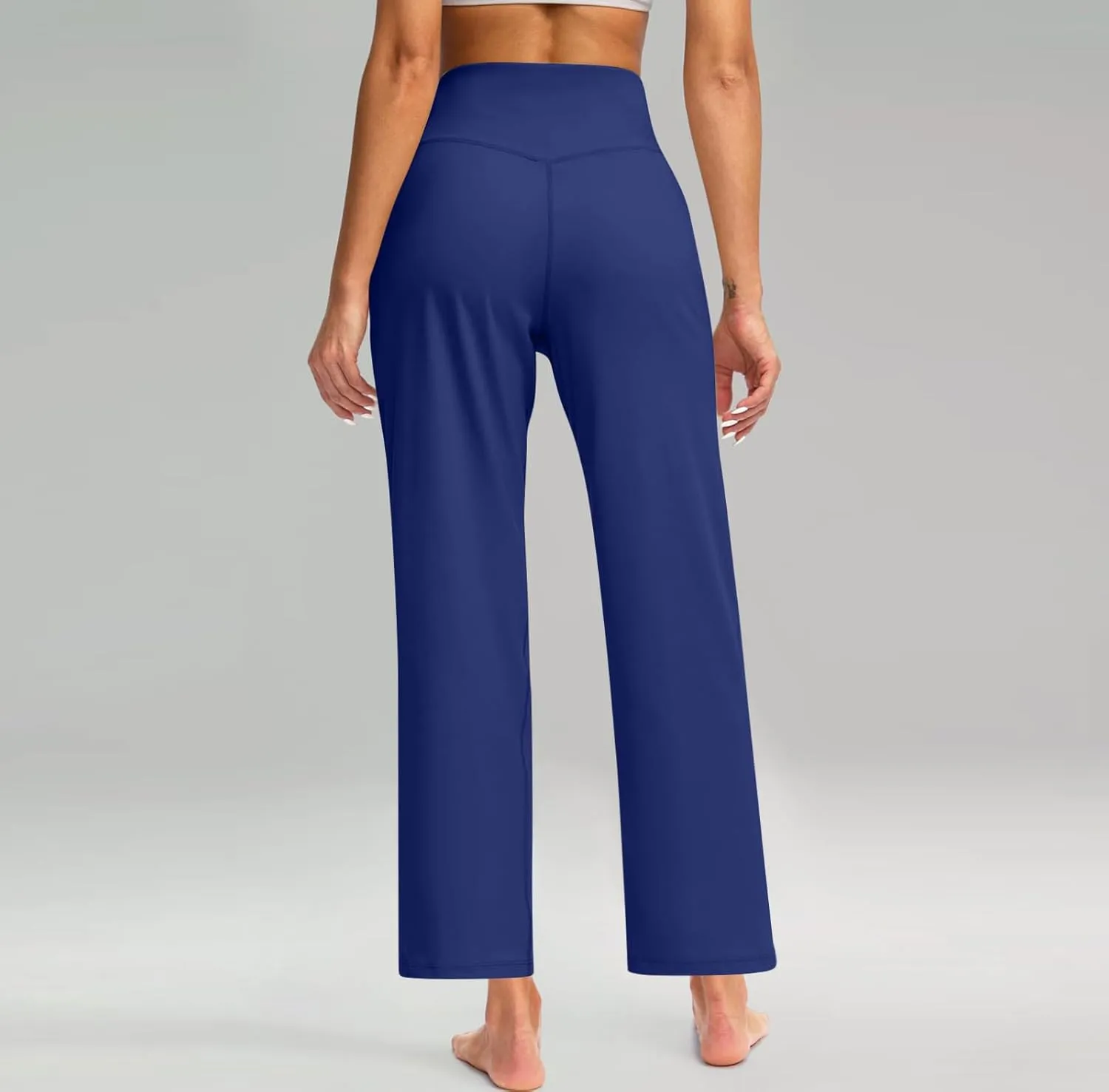 Sweatpants Women, High Waisted Casual Trousers Sweatpants Trendy Pants with Pockets Workout