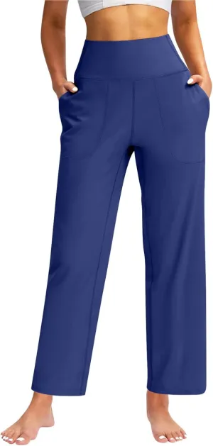 Sweatpants Women, High Waisted Casual Trousers Sweatpants Trendy Pants with Pockets Workout