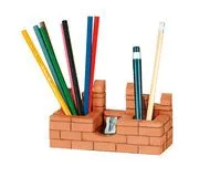 Teifoc Real Bricks Building Sets - Castle / Pen Holder Set