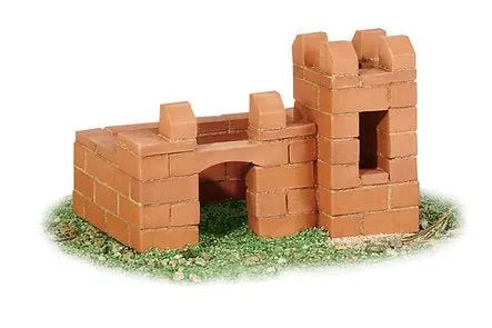 Teifoc Real Bricks Building Sets - Castle / Pen Holder Set