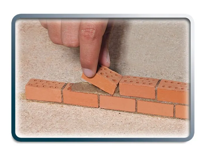 Teifoc Real Bricks Building Sets - Castle / Pen Holder Set
