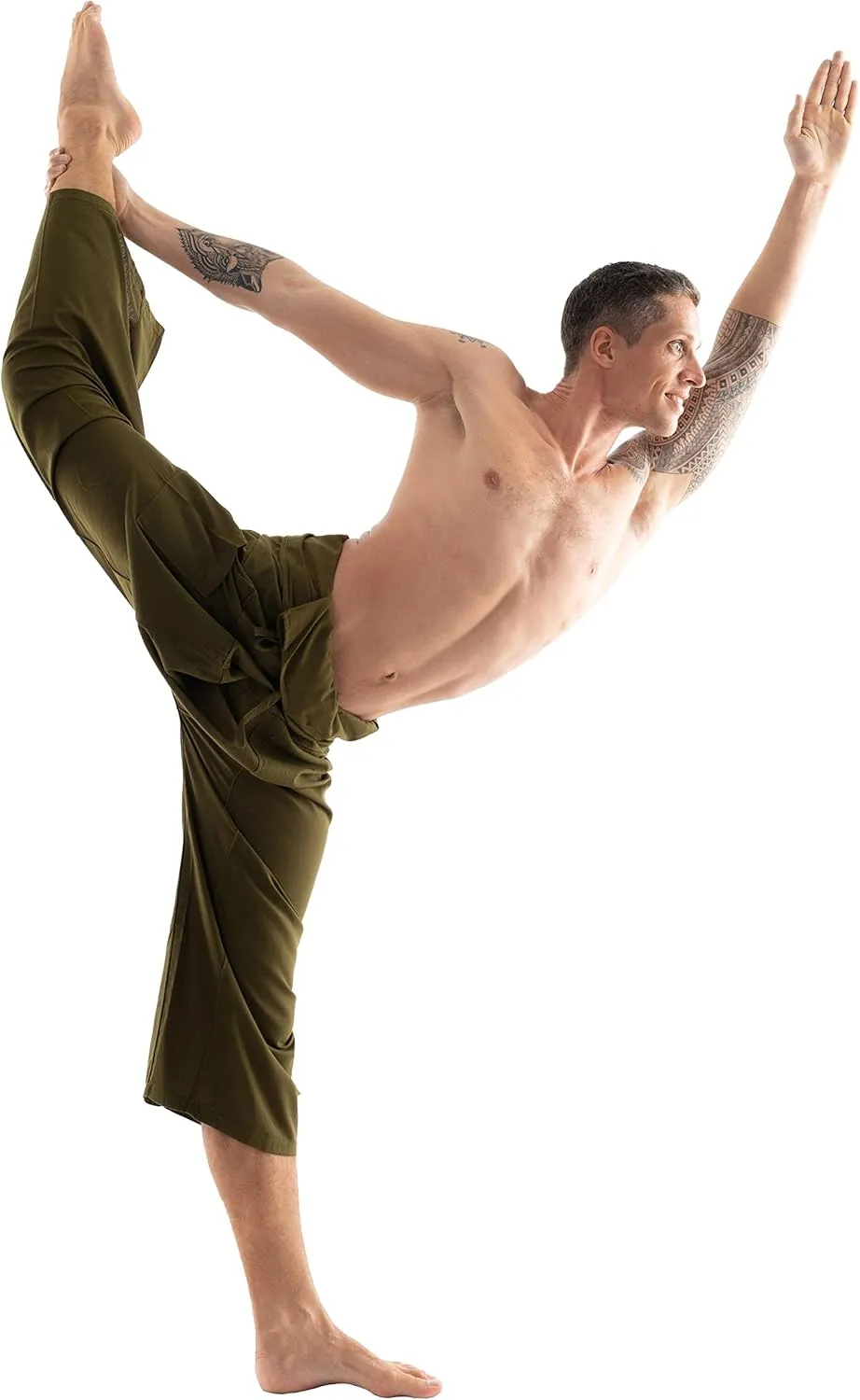 Thai Fisherman Pants - Lightweight Cotton Lounge Pants for Men, Perfect for Yoga, Hippie, or Pirate Style
