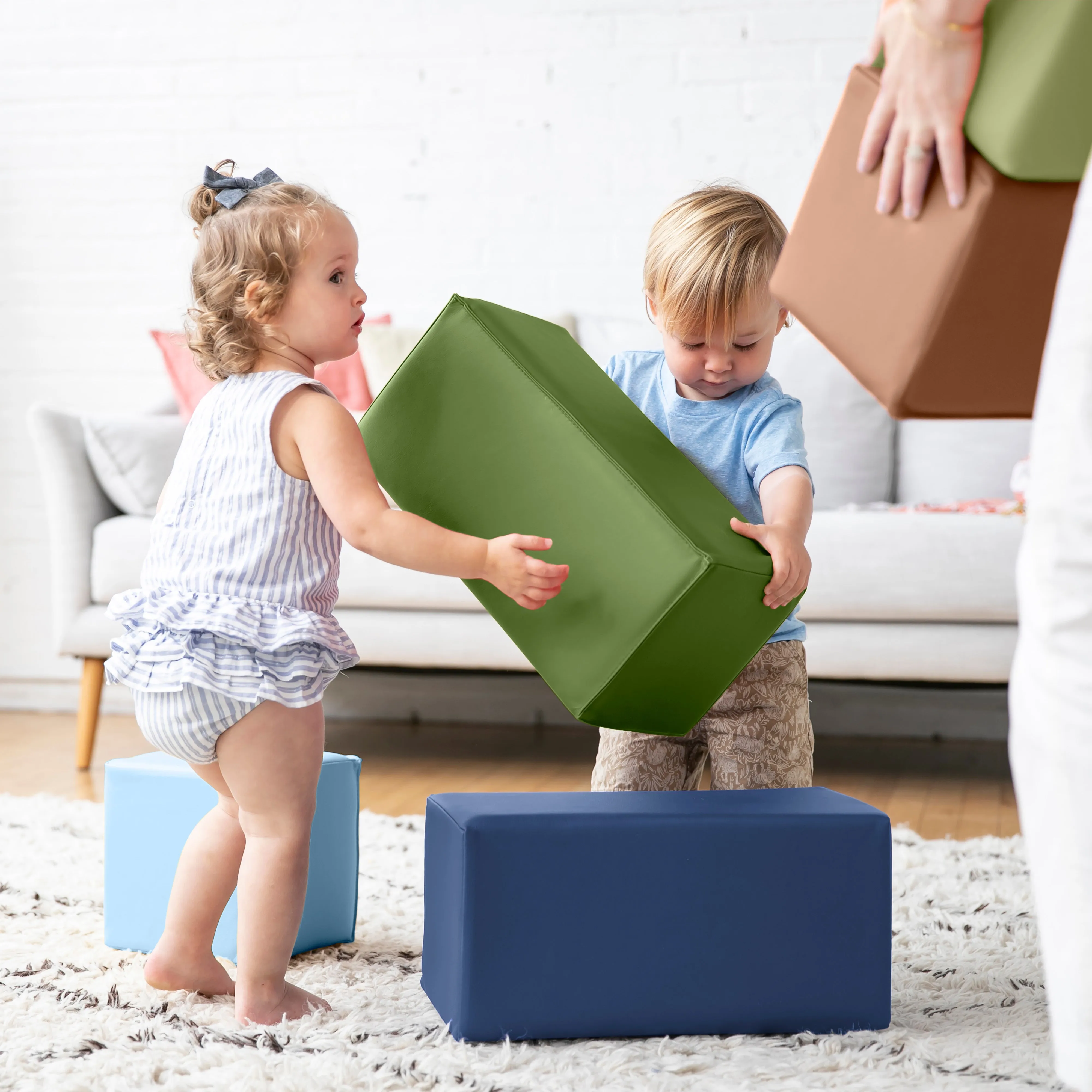 Toddler Foam Building Blocks, Foam Playset, 7-Piece