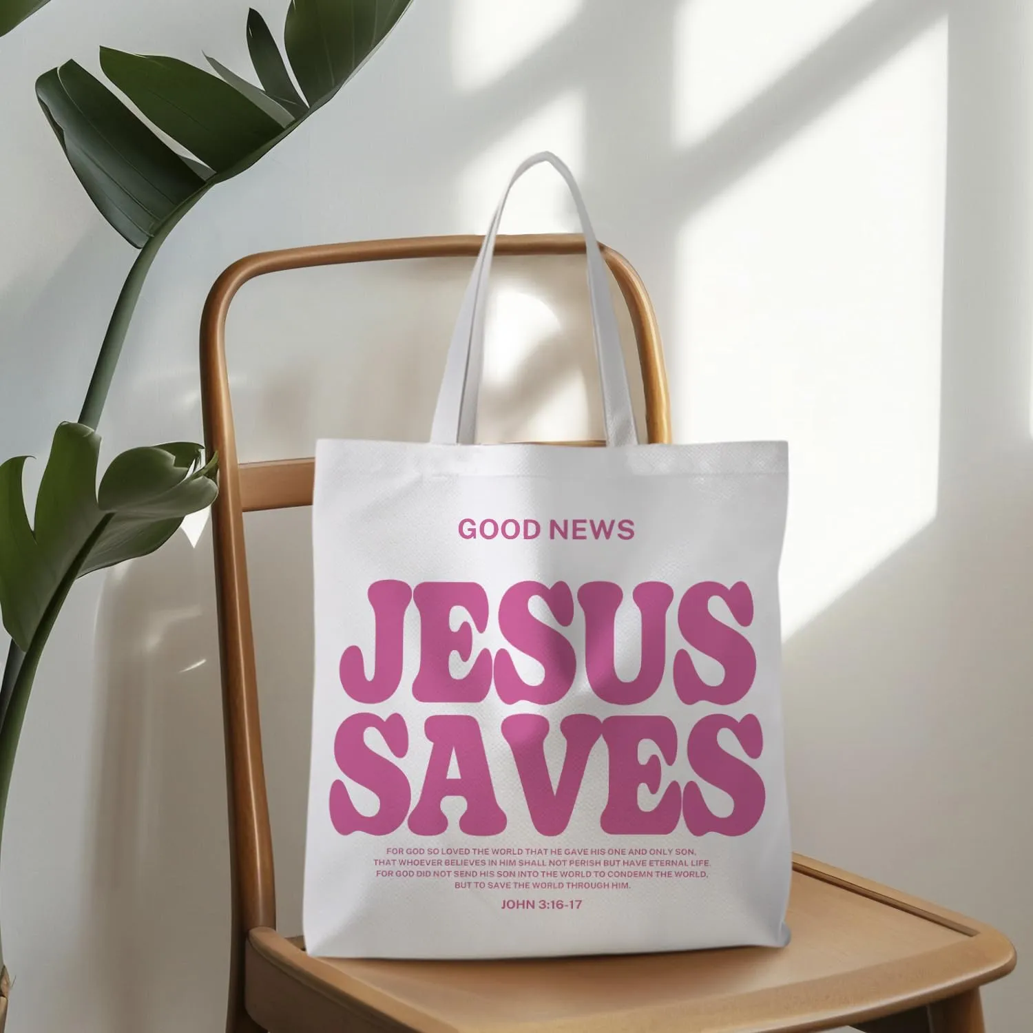 Tote Bag - Christian Gifts for Women, Canvas Bags with Bible Verse Designs