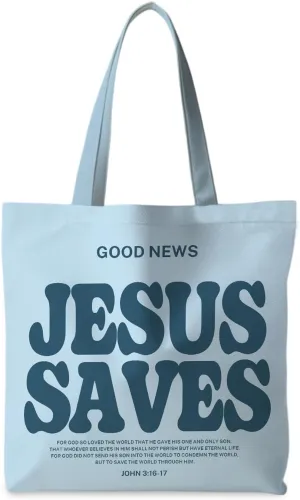 Tote Bag - Christian Gifts for Women, Canvas Bags with Bible Verse Designs