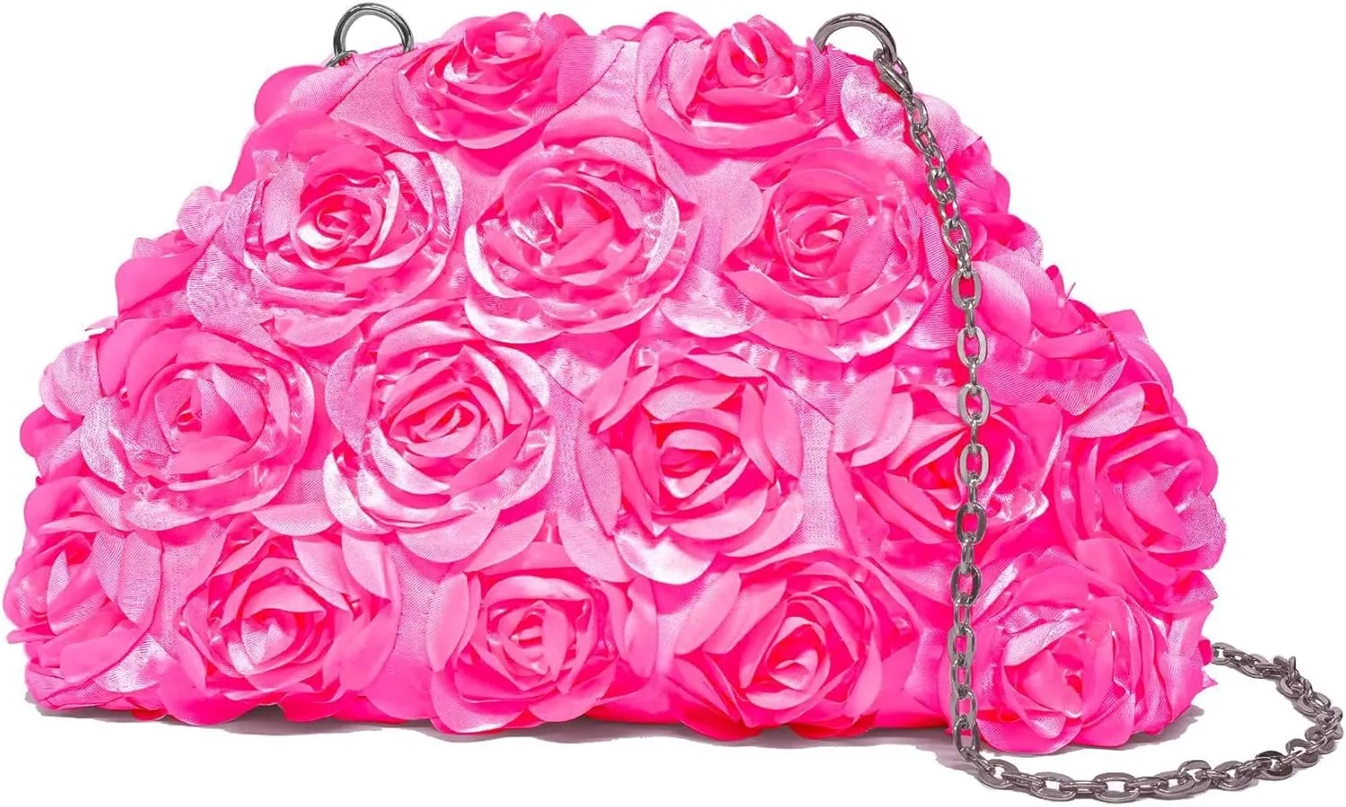 Trendy 3D Floral Clutch Purses for Women Wedding Flower Evening Handbag Party Prom Handbags Crossbody Bag 2025