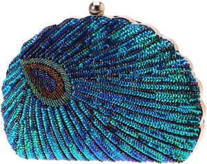 Unique Sequin Evening Bag Beaded Handbag for Women Fashion Evening Clutch for Special Events