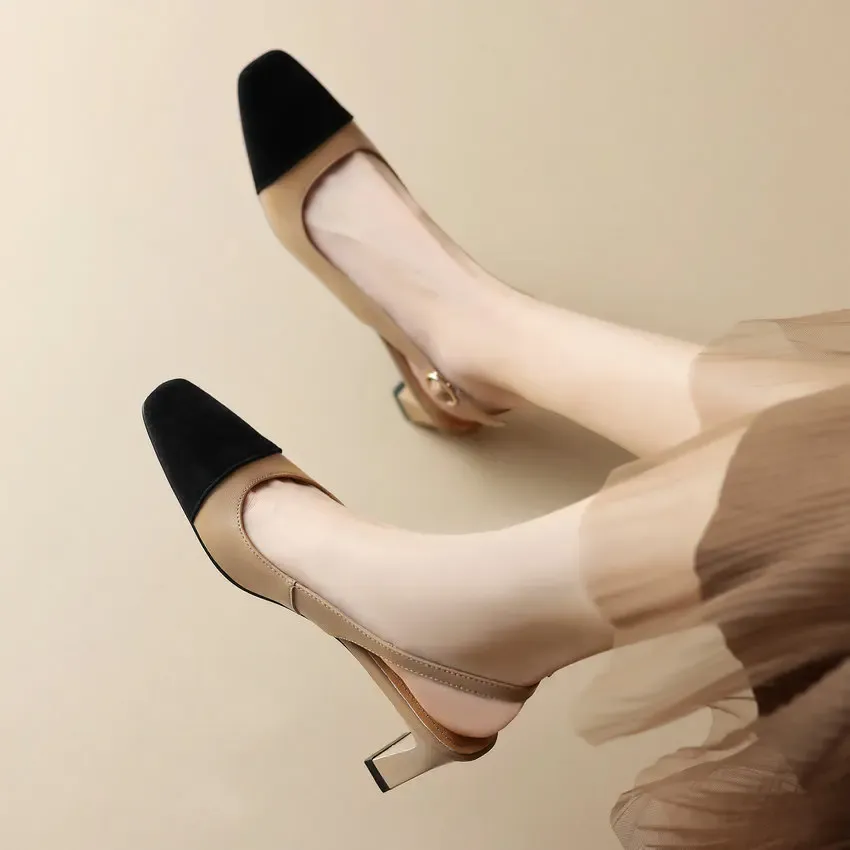 USS Shoes Romina Women's Square Heel Pumps