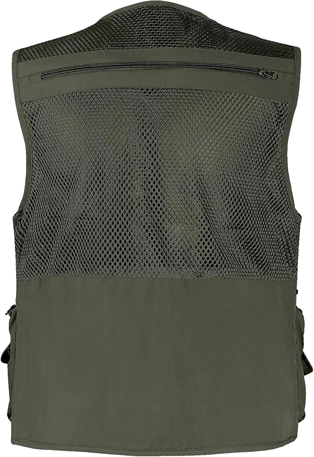 Versatile Men's Summer Vest for Fishing, Travel, Outdoor Work, Safari and Photography with Multiple Pockets