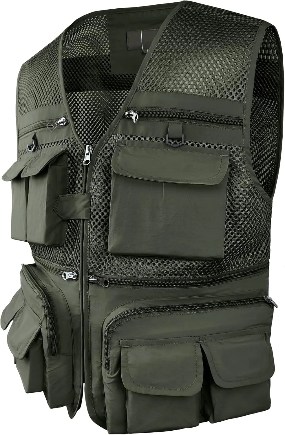 Versatile Men's Summer Vest for Fishing, Travel, Outdoor Work, Safari and Photography with Multiple Pockets
