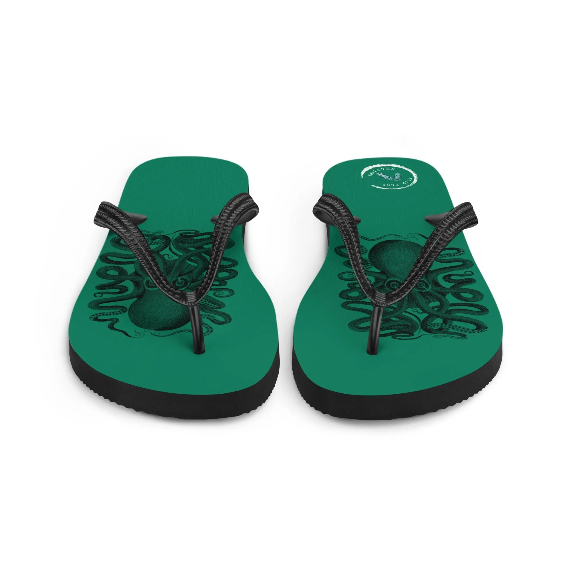Vintage Octopus Flip-Flops