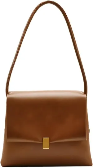 Vintage Shoulder Crossbody Bags for Women Small Tote Purse Trendy Square Bag Soft PU Leather Handbags Satchel
