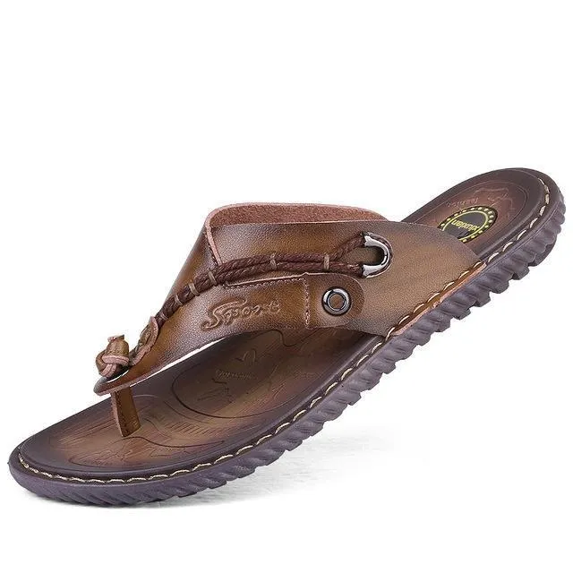 West Louis Luxury  Microfiber Leather Slippers
