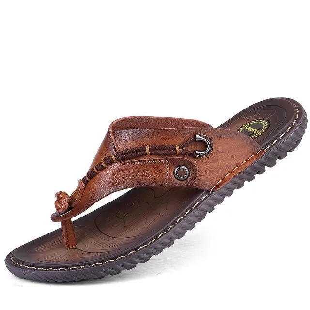 West Louis Luxury  Microfiber Leather Slippers