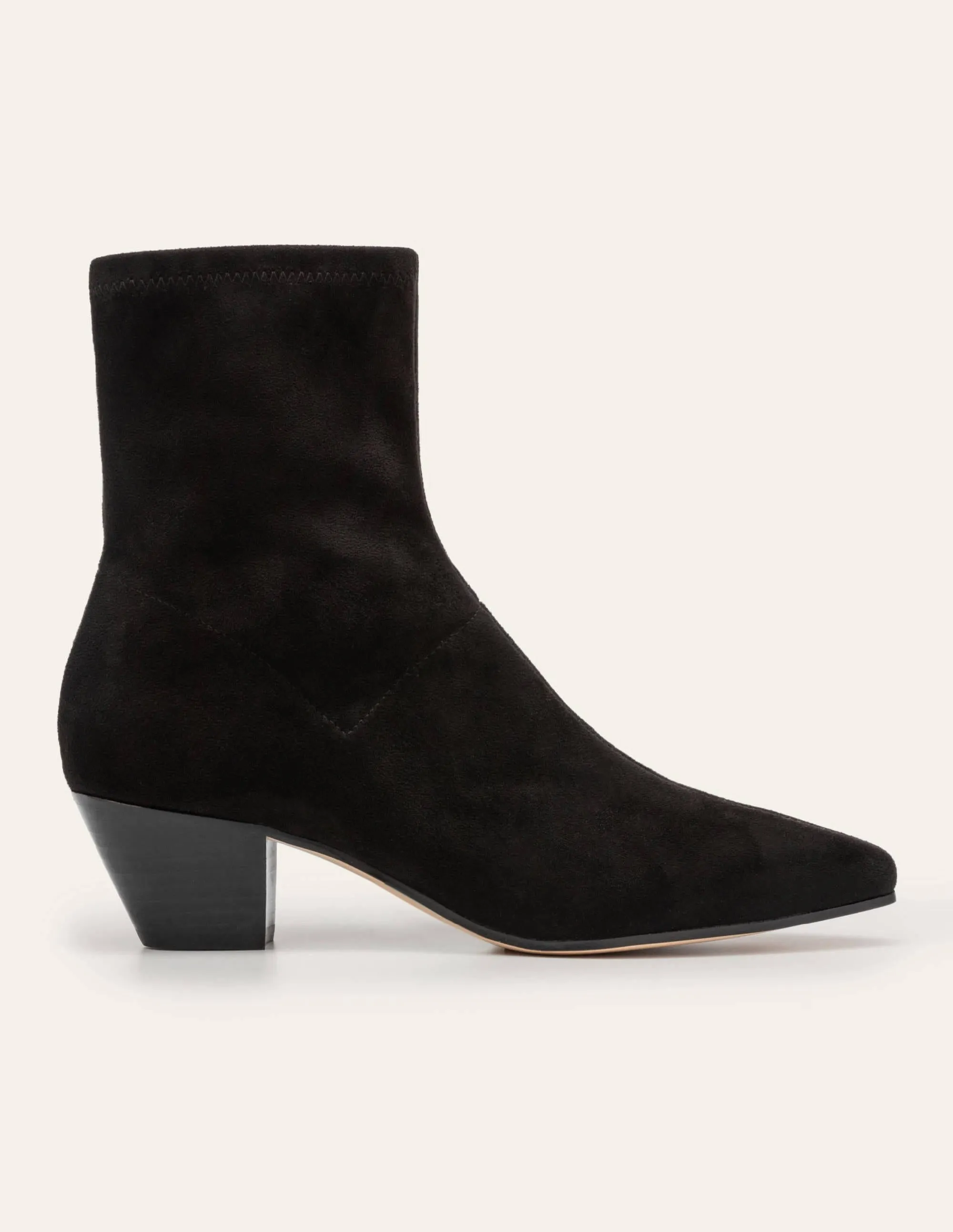 Western Stretch Boots-Black