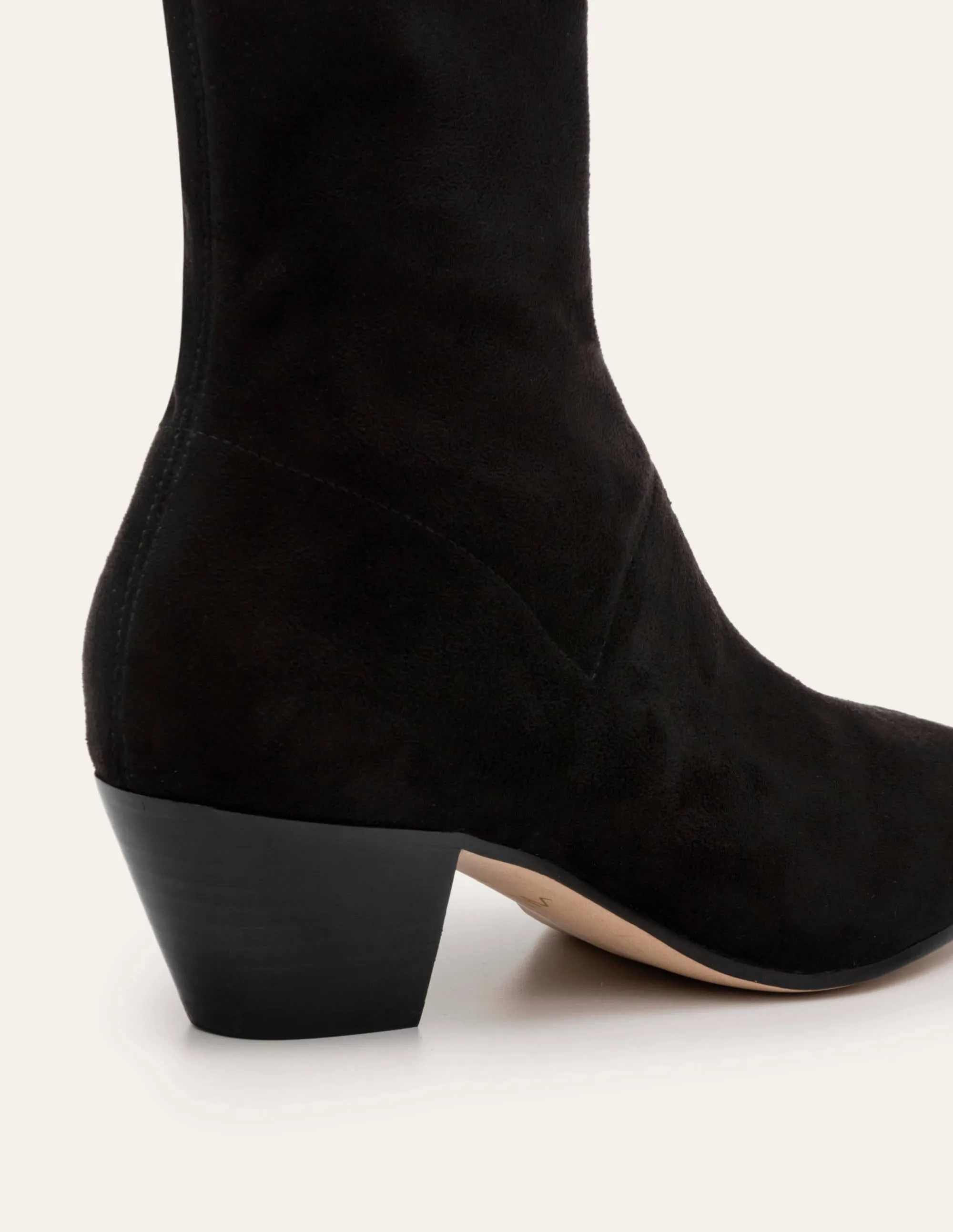 Western Stretch Boots-Black