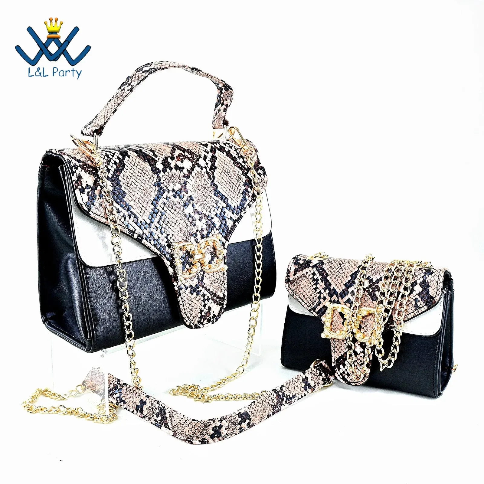 White Color Special African Fashion Design Shoes - Matching Bag Set