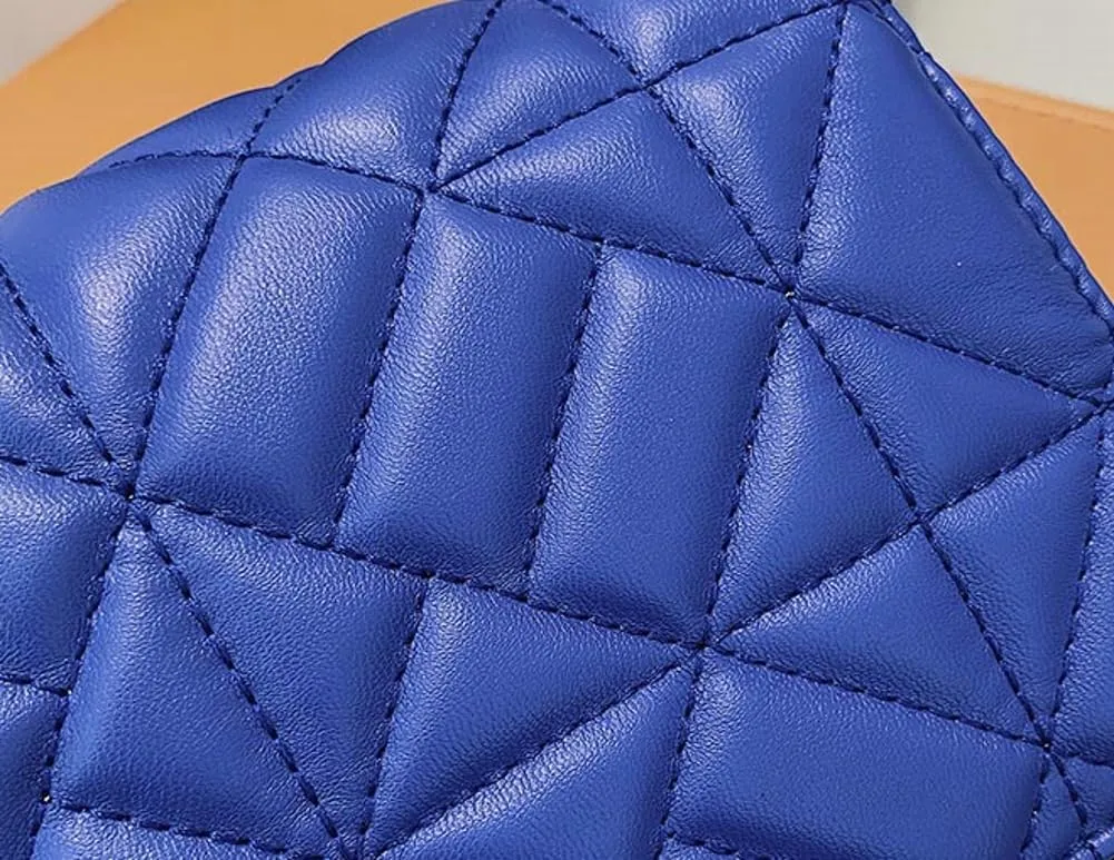 Women Small Quilted Crossbody Bags Stylish Designer Evening Bag Clutch Purses and Handbags with Chain Shoulder Strap