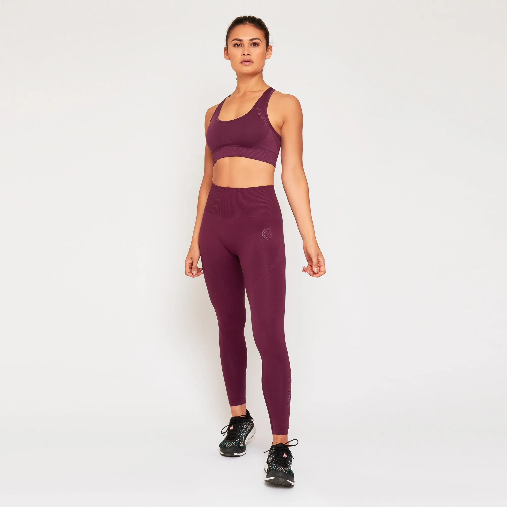 Womens - Lili Seamless Sports Bra - Plum