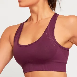 Womens - Lili Seamless Sports Bra - Plum