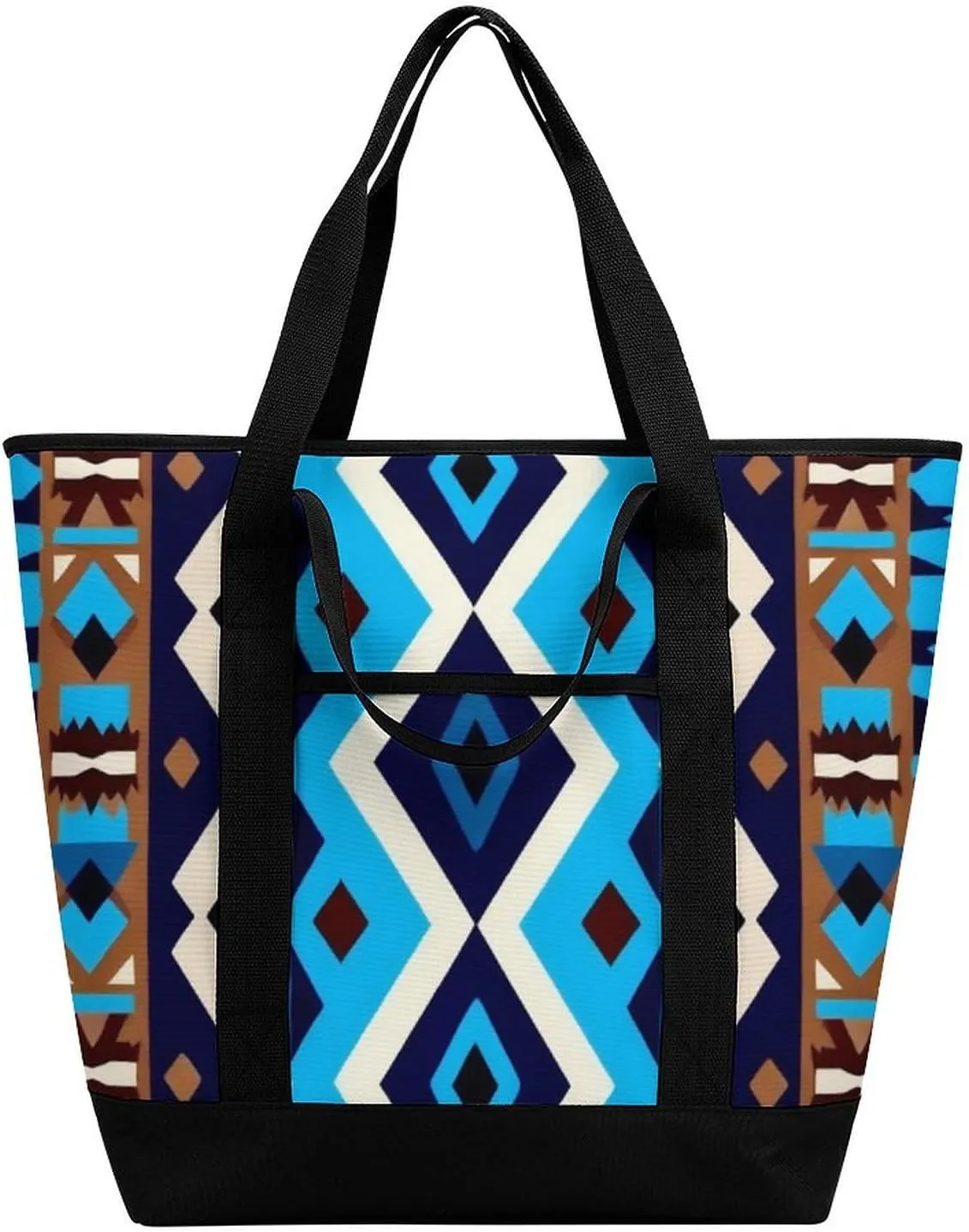 Women's Spacious Thermal Shoulder Bag Stylish Insulated Shopping Tote