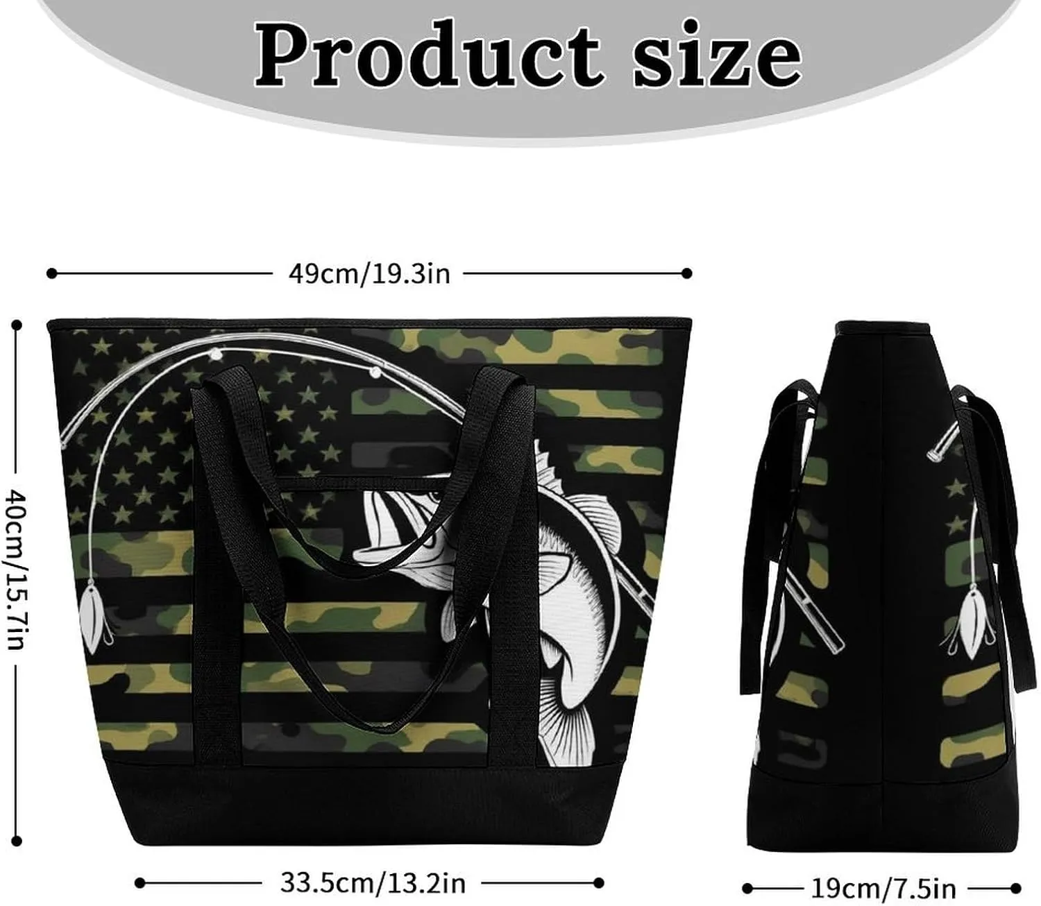 Women's Spacious Thermal Shoulder Bag Stylish Insulated Shopping Tote