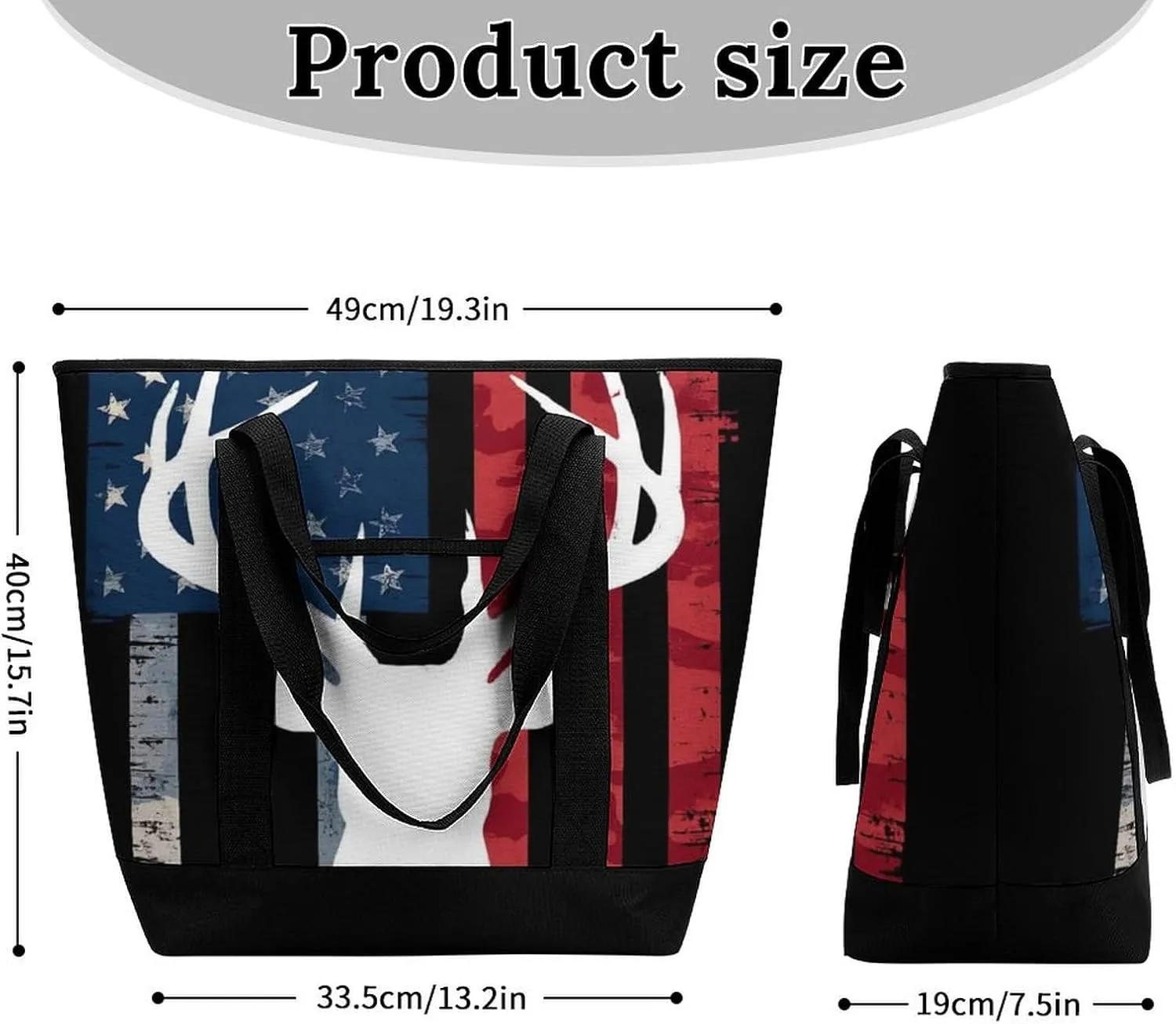 Women's Spacious Thermal Shoulder Bag Stylish Insulated Shopping Tote