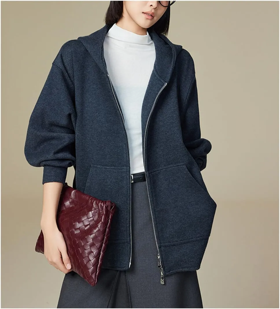 Woven Large Crossbody Bags for Women Trendy Soft Leather Shoulder Tote Purses