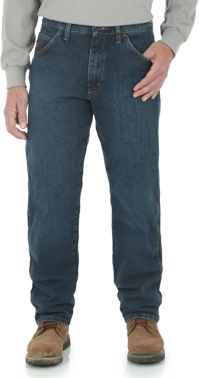 Wrangler Riggs Workwear mens Fr Advanced Comfort Relaxed Fit Jean Work Utility Pants