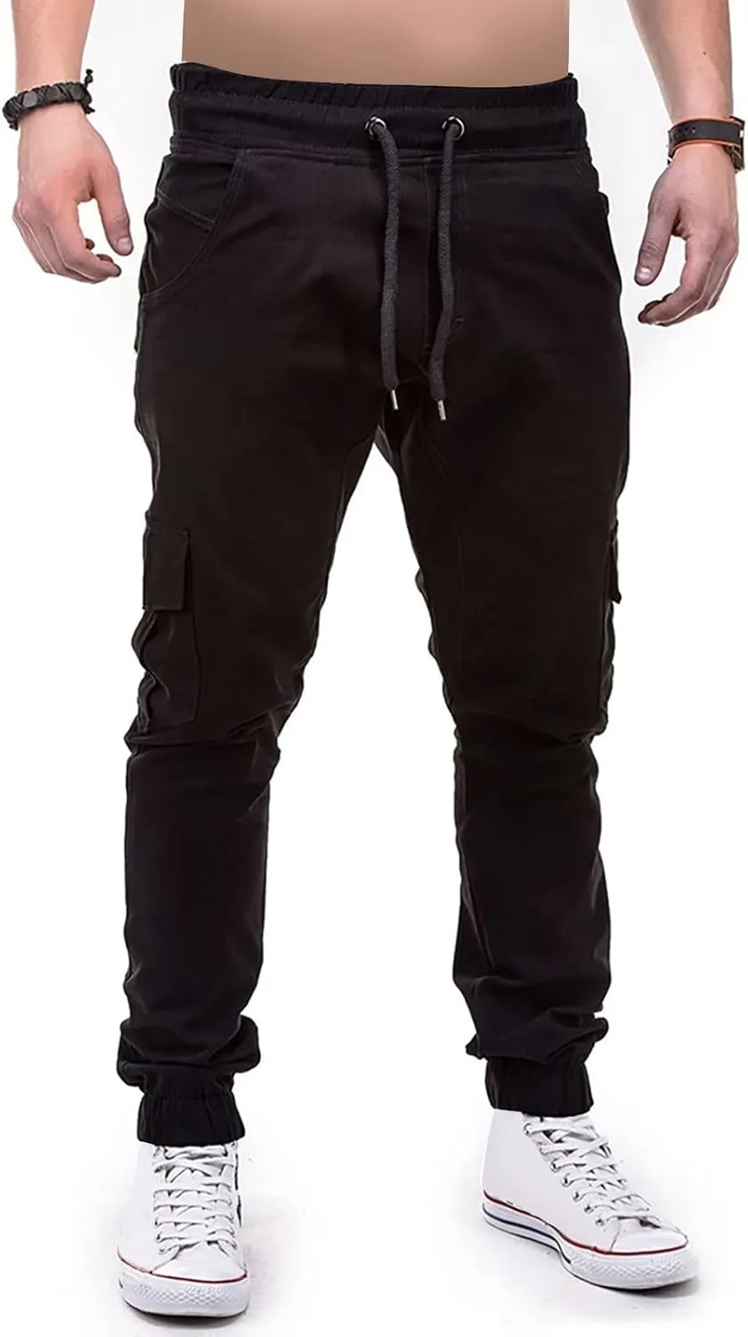 Ymosrh Mens Pants Relaxed Fit Solid Color Ripped Holes Frayed Gradient Washed Trousers Men's Chino Pants Regular