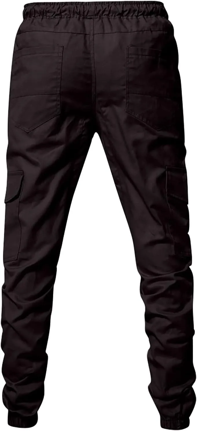 Ymosrh Mens Pants Relaxed Fit Solid Color Ripped Holes Frayed Gradient Washed Trousers Men's Chino Pants Regular