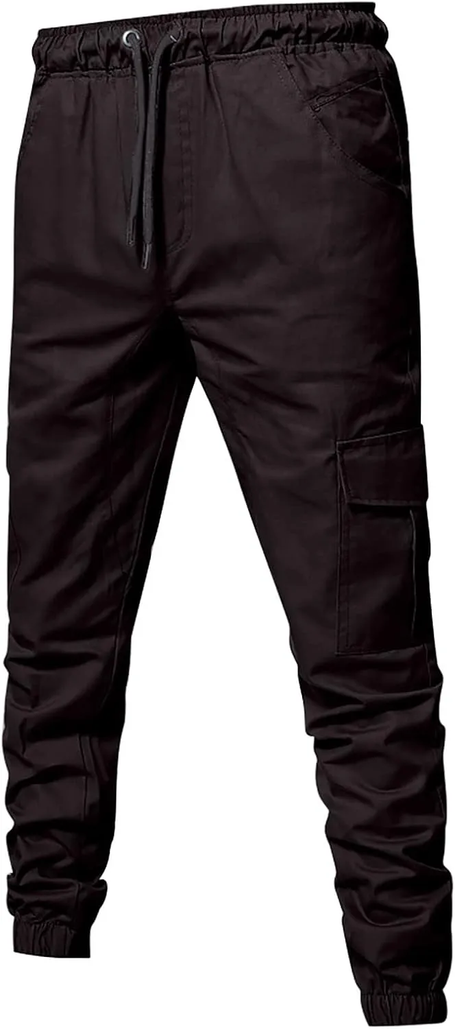 Ymosrh Mens Pants Relaxed Fit Solid Color Ripped Holes Frayed Gradient Washed Trousers Men's Chino Pants Regular