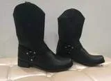 Zenith - Square Heel Mid Tube Boots by The Nevermore